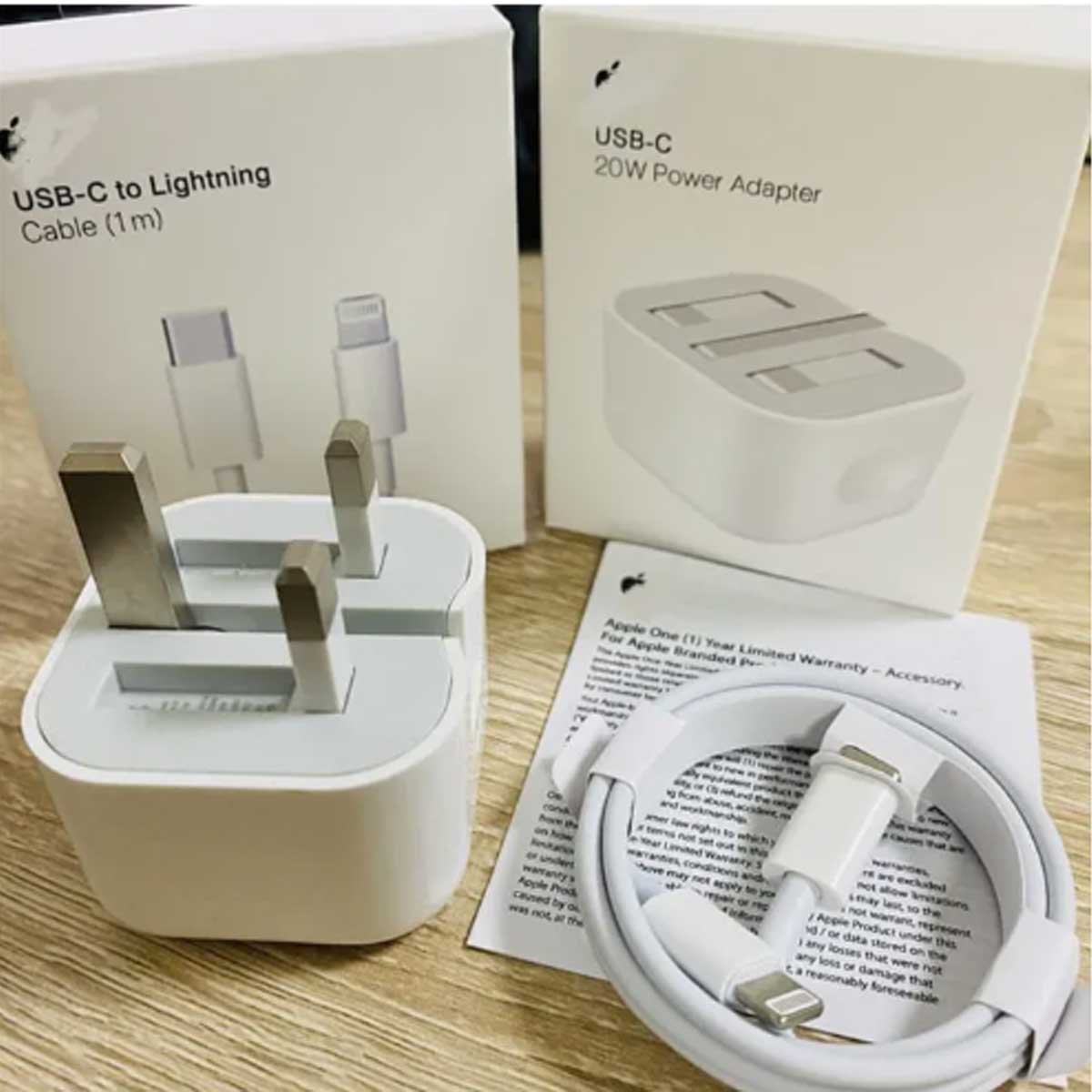 14 For 20W USB.C Power Adapter FOR iphone 13/12/11/X with type c to lightng cable -Three pin - Image 1