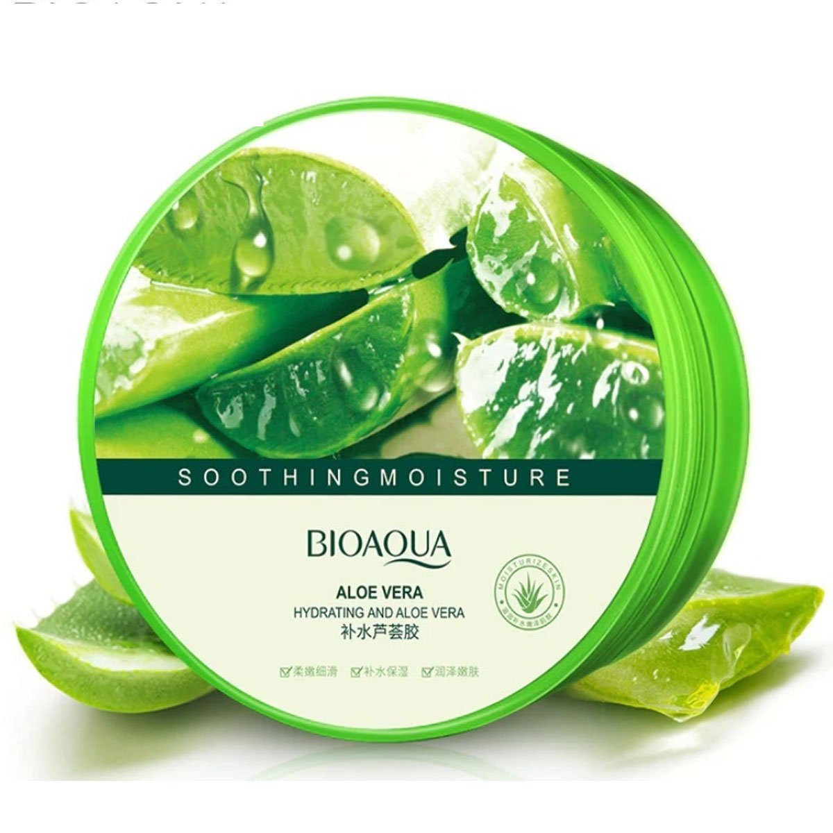 20 Bioaqua Aloe Vera Soothing Gel Hydrating Skin Care – 300ml - Image 1